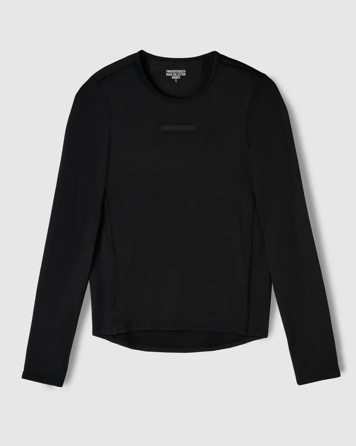 Fingercrossed Road Baselayer LS Women Radunterhemd langarm Black