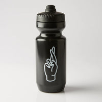 Fingercrossed Bidon 650ml Trinkflasche Black