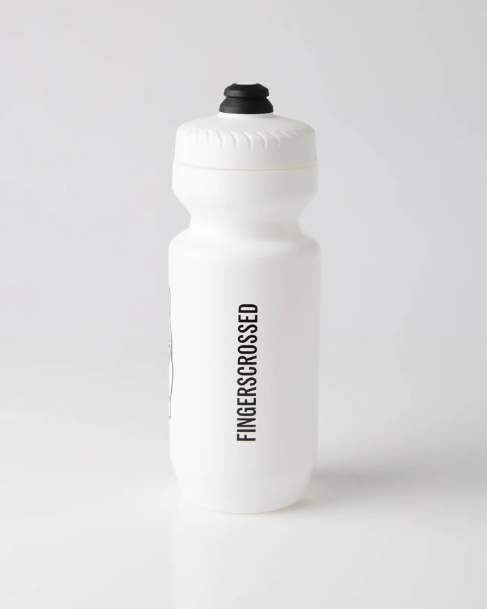 Fingercrossed Bidon 650ml Trinkflasche All White