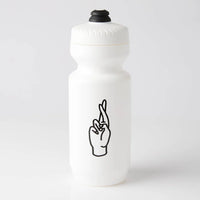 Fingercrossed Bidon 650ml Trinkflasche All White