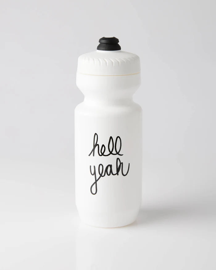 Fingercrossed Bidon 650ml Trinkflasche Hell Yeah White