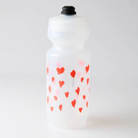 Fingercrossed Bidon 650ml Trinkflasche Red Hearts