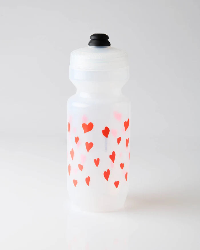Fingercrossed Bidon 650ml Trinkflasche Red Hearts