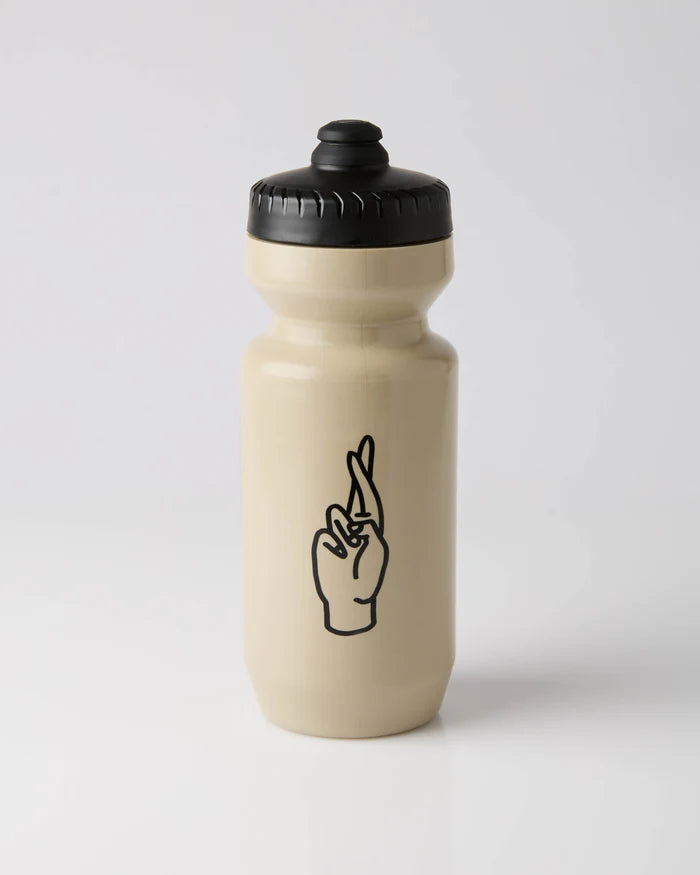 Fingercrossed Bidon 650ml Trinkflasche Sand
