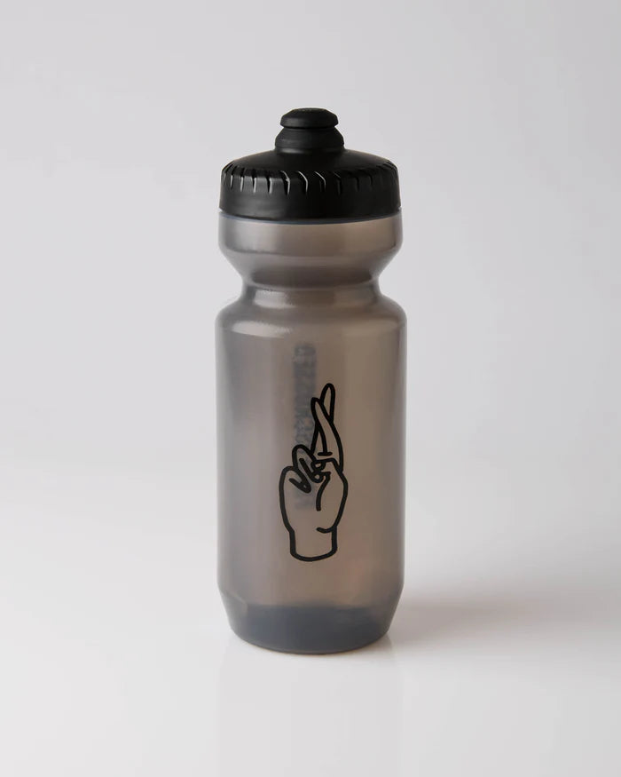 Fingercrossed Bidon 650ml Trinkflasche Smoke