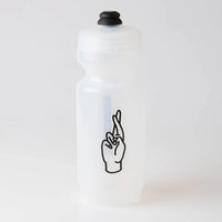 Fingercrossed Bidon 650ml Trinkflasche Transclear