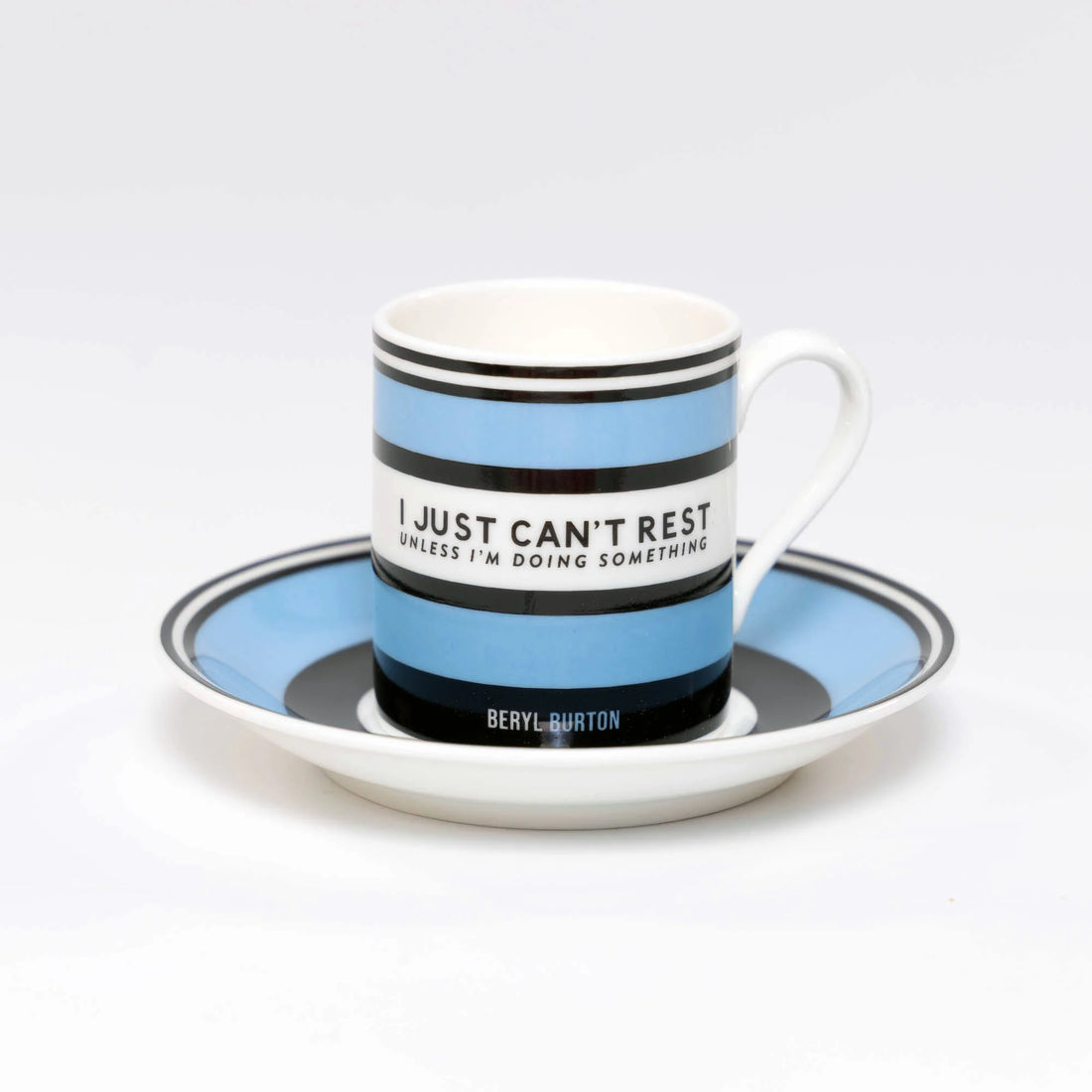 Handmade Cyclist Beryl Burton Espressotasse & Untertasse