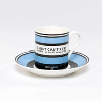 Handmade Cyclist Beryl Burton Espressotasse & Untertasse