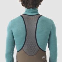 Café du Cycliste Carmen Men's Merino Base Layer Radunterhemd langarm Mountain Deep Water