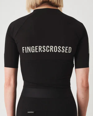 Fingercrossed Companion Jersey Women Radtrikot Black