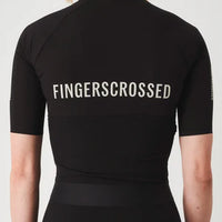 Fingercrossed Companion Jersey Women Radtrikot Black