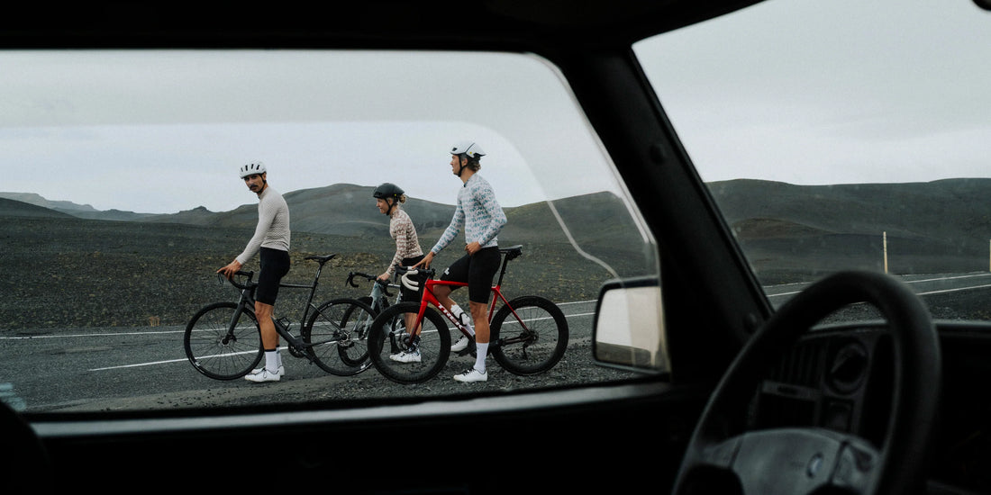 Café du Cycliste Constance Men's Midweight Jersey Radtrikot langarm Puddle