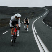 Café du Cycliste Constance Men's Midweight Jersey Radtrikot langarm Pearl Grey / Deep Water