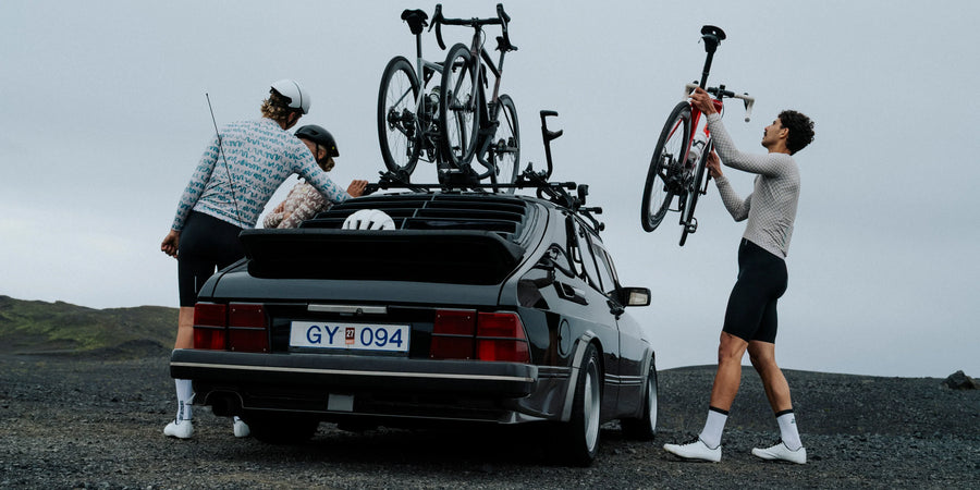 Café du Cycliste Constance Men's Midweight Jersey Radtrikot langarm Pearl Grey / Deep Water