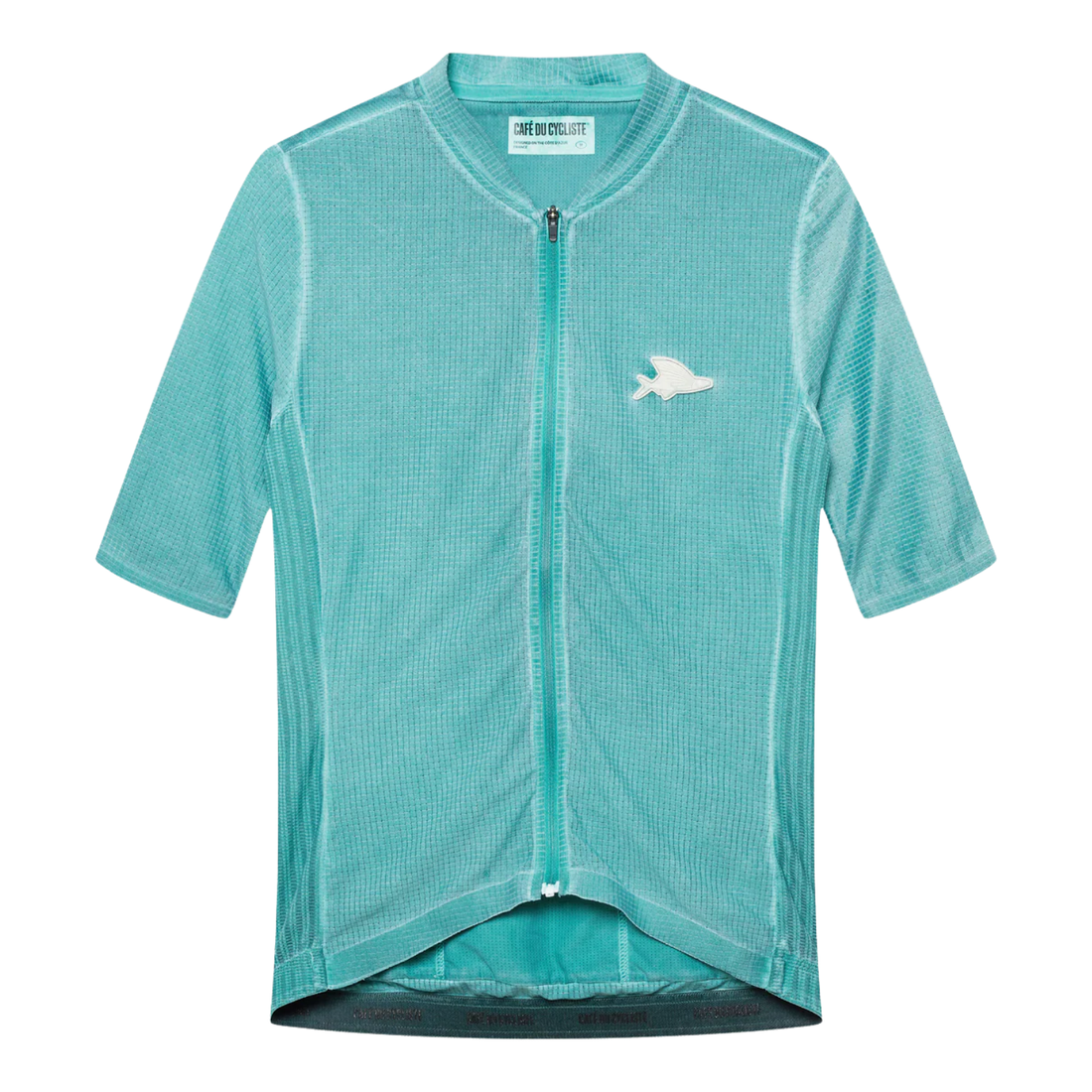 Café du Cycliste Angeline Men's Ultralight Cycling Jersey Radtrikot Cold Dye Dark Sea