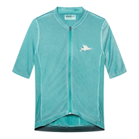 Café du Cycliste Angeline Men's Ultralight Cycling Jersey Radtrikot Cold Dye Dark Sea