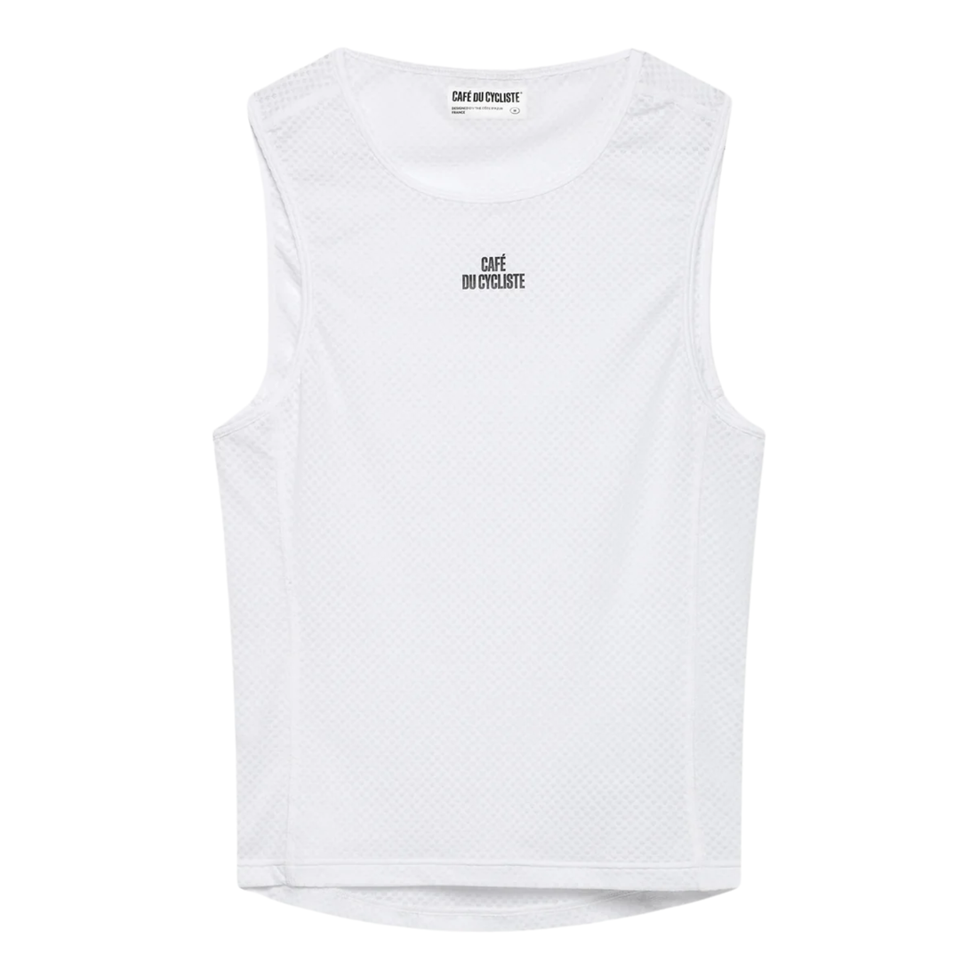 Café du Cycliste Men's Liliane Superlight Base Layer ärmellos White