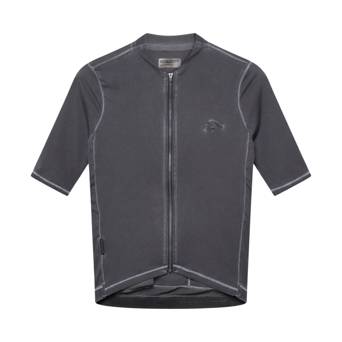 Café du Cycliste Men's Superlight Jersey Laurette Radtrikot Cold Dye Anthracite