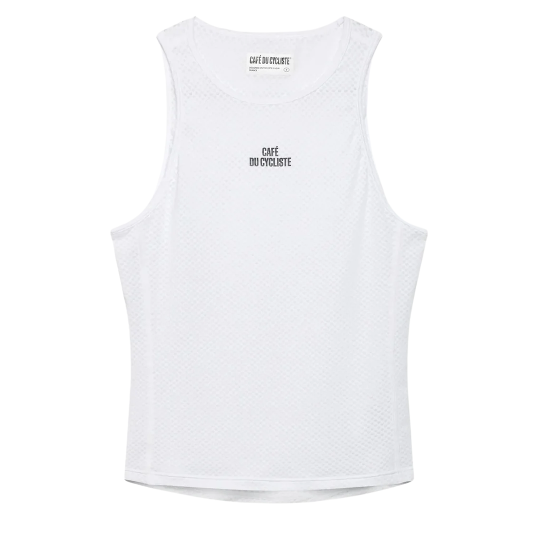 Café du Cycliste Women's Liliane Superlight Base Layer ärmellos White