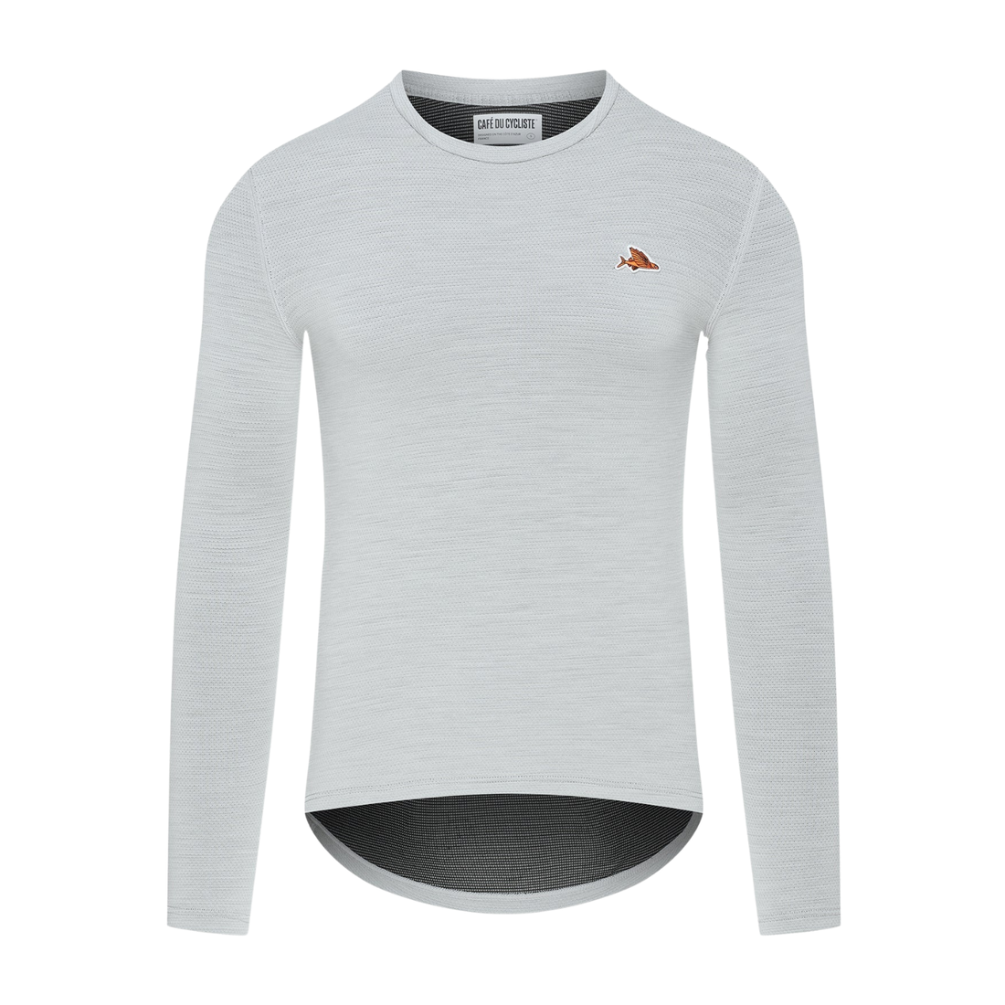 Café du Cycliste Judith Men's Merino Base Layer Radunterhemd langarm Mountain Fog
