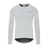Café du Cycliste Judith Men's Merino Base Layer Radunterhemd langarm Mountain Fog