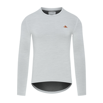 Café du Cycliste Judith Men's Merino Base Layer Radunterhemd langarm Mountain Fog