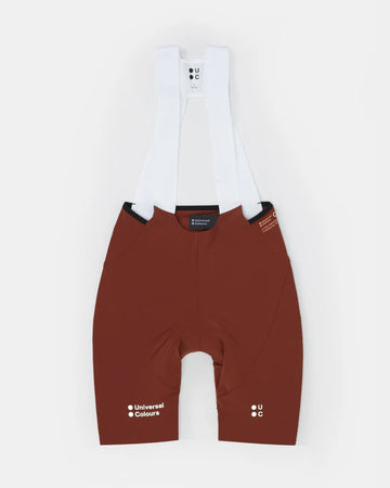 Universal Colours Chroma Women's Bib Short Radhose Brick Red