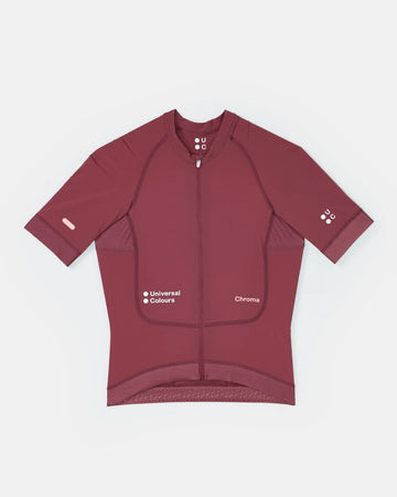 Universal Colours Chroma Women's Short Sleeve Jersey Radtrikot Jaipur Red
