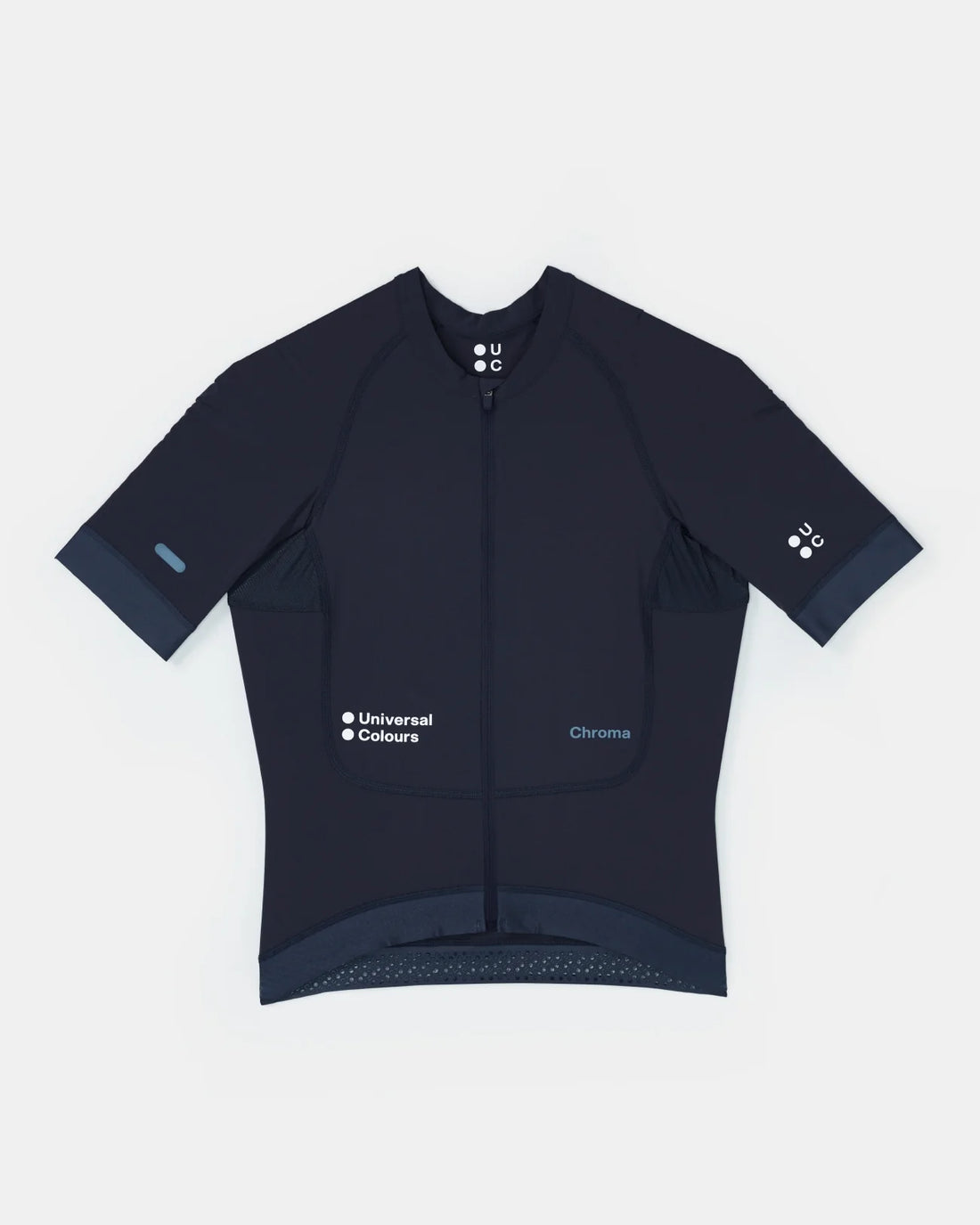 Universal Colours Chroma Women's Short Sleeve Jersey Radtrikot Midnight Blue