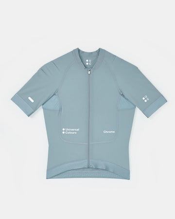 Universal Colours Chroma Women's Short Sleeve Jersey Radtrikot Sky Blue
