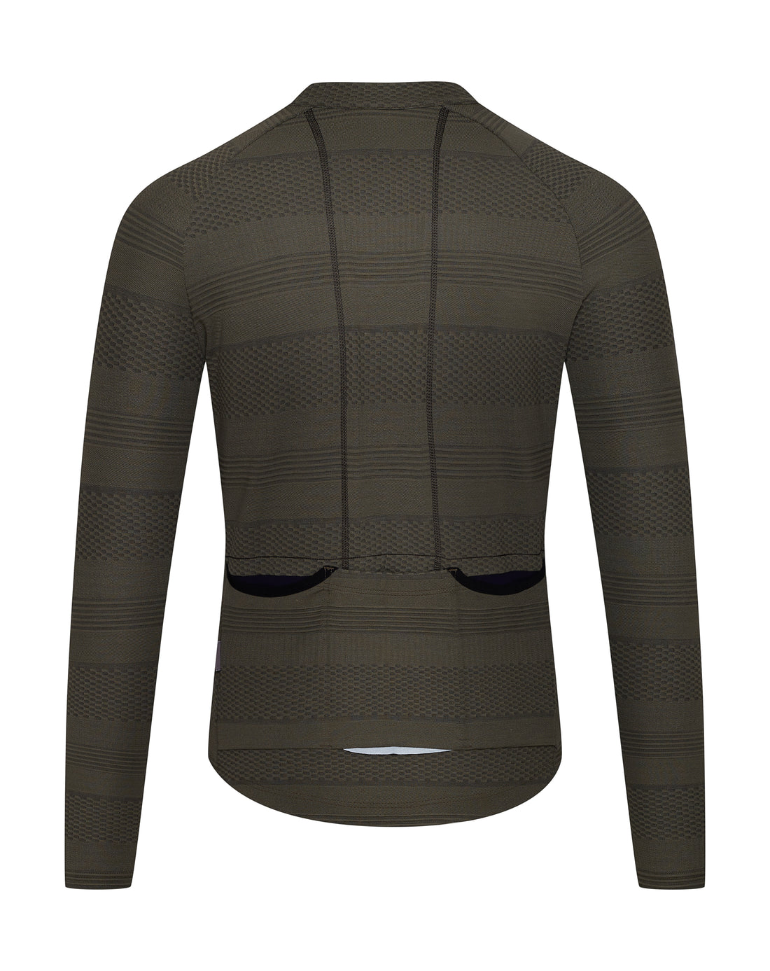 Café du Cycliste Corinne Men's Long Sleeve Three Season Textured Cycling Jersey Radtrikot Moss Green