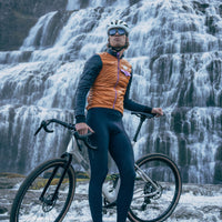 Café du Cycliste Albertine Men's Thermal Cycling Jacked Winter Fahrradjacke Syrup Brown/Aster