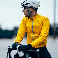 Café du Cycliste Suzette Men's Lightweight Rain Jacket Regenjacke Lemon Chrome
