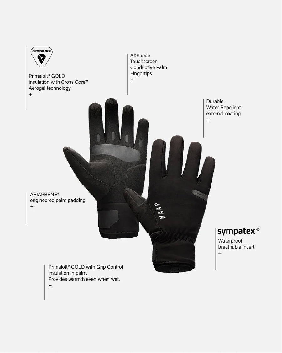 Maap Apex Deep Winter Glove Winter Fahrradhandschuhe Navy Blue