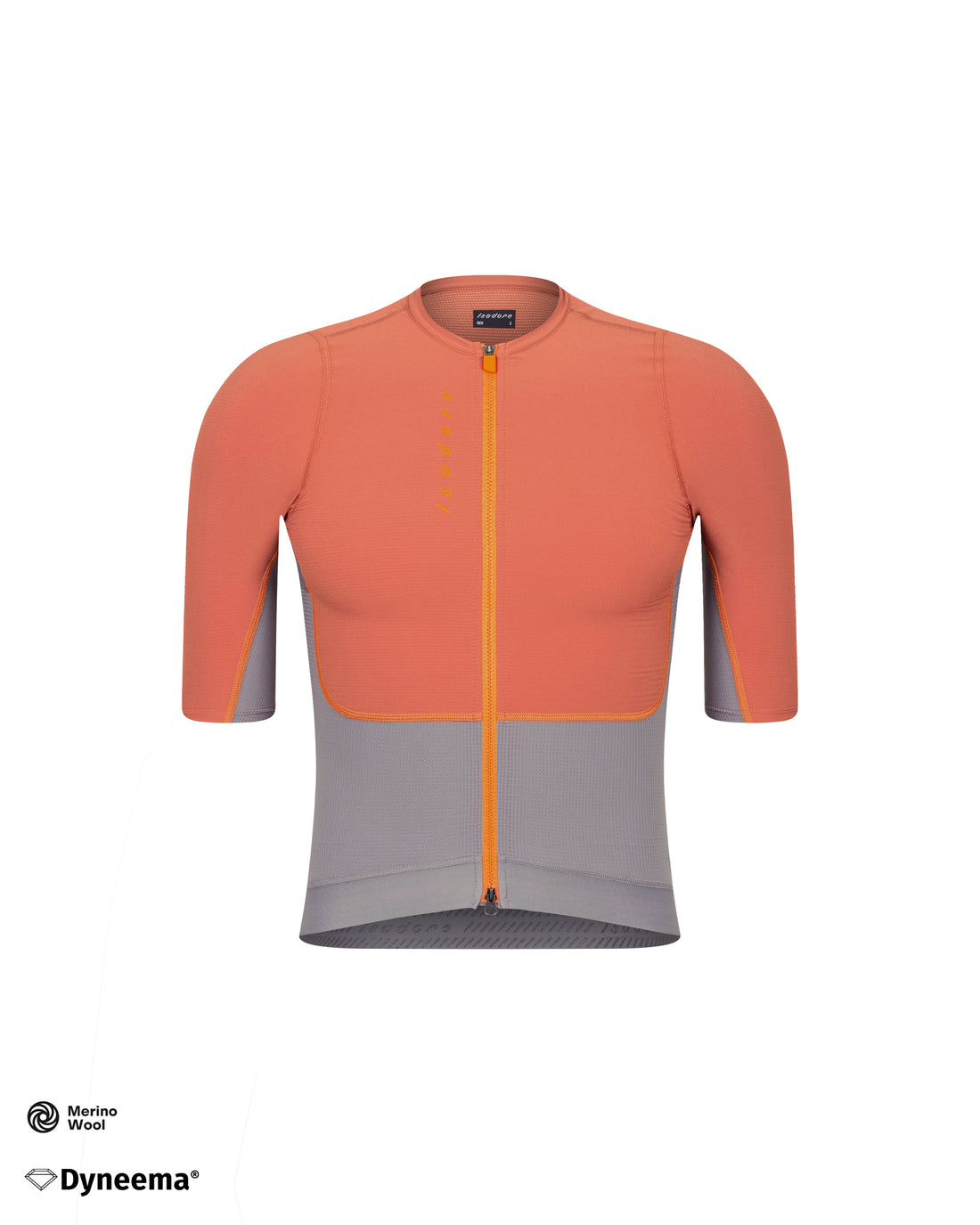 Isadore Distance Performance Wool Jersey Radtrikot Mango