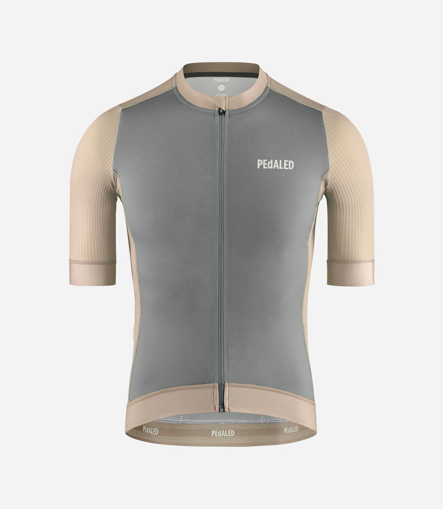 Pedaled Element Men's Jersey Radtrikot Beige