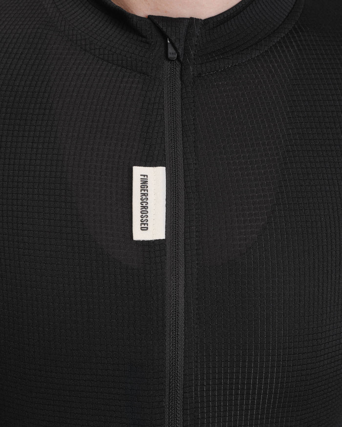 Fingercrossed Road Jersey Super Light Plus Women Radtrikot Black