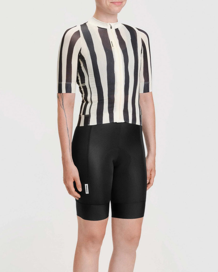 Fingercrossed Road Jersey Super Light Plus Women Radtrikot Stripes