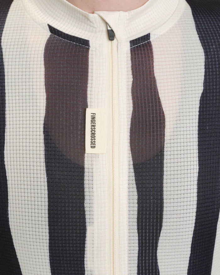 Fingercrossed Road Jersey Super Light Plus Women Radtrikot Stripes