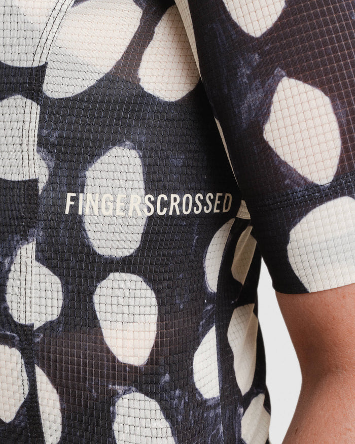 Fingercrossed Road Jersey Super Light Plus Women Radtrikot Dots