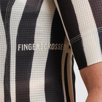 Fingercrossed Road Jersey Super Light Plus Women Radtrikot Stripes