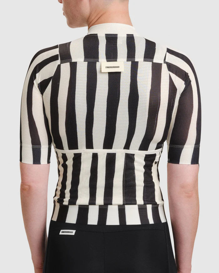 Fingercrossed Road Jersey Super Light Plus Women Radtrikot Stripes