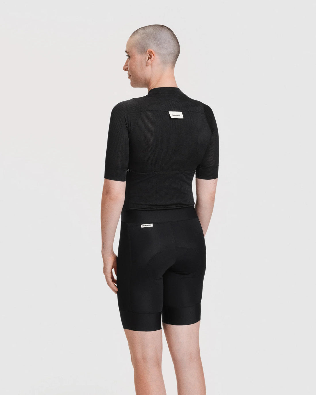 Fingercrossed Road Jersey Super Light Plus Women Radtrikot Black