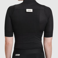 Fingercrossed Road Jersey Super Light Plus Women Radtrikot Black