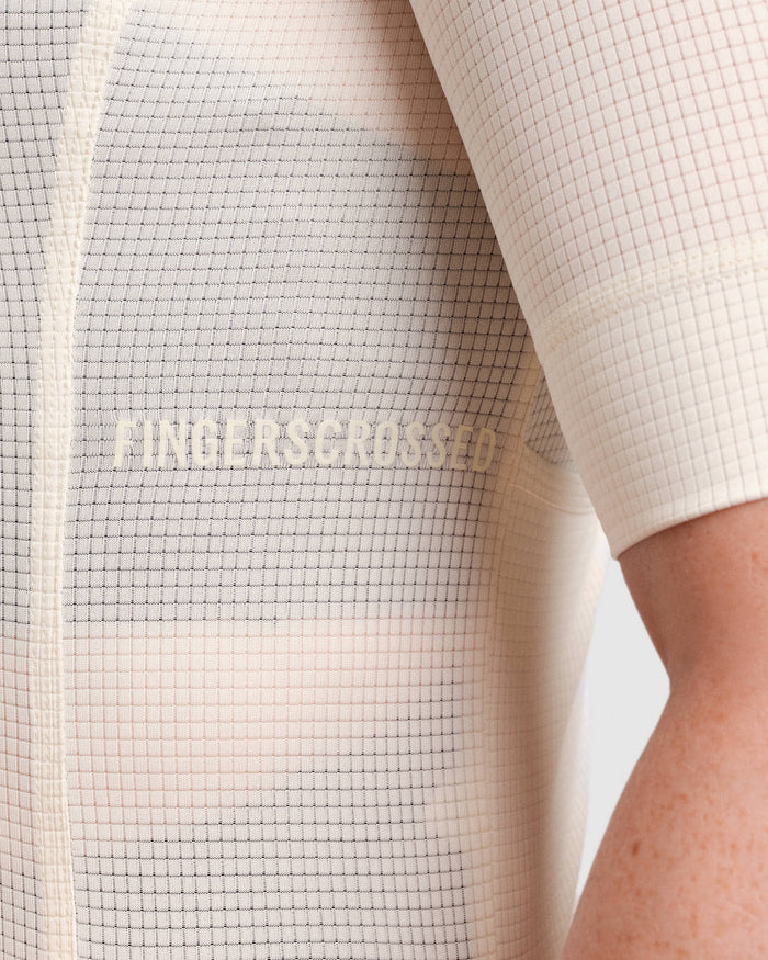 Fingercrossed Road Jersey Super Light Plus Women Radtrikot Antiques Cream