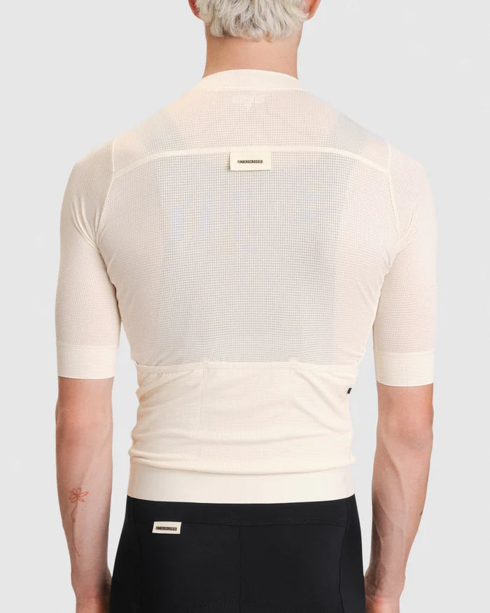 Fingercrossed Road Jersey Super Light Plus Men Radtrikot Antique Cream