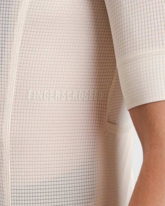 Fingercrossed Road Jersey Super Light Plus Men Radtrikot Antique Cream