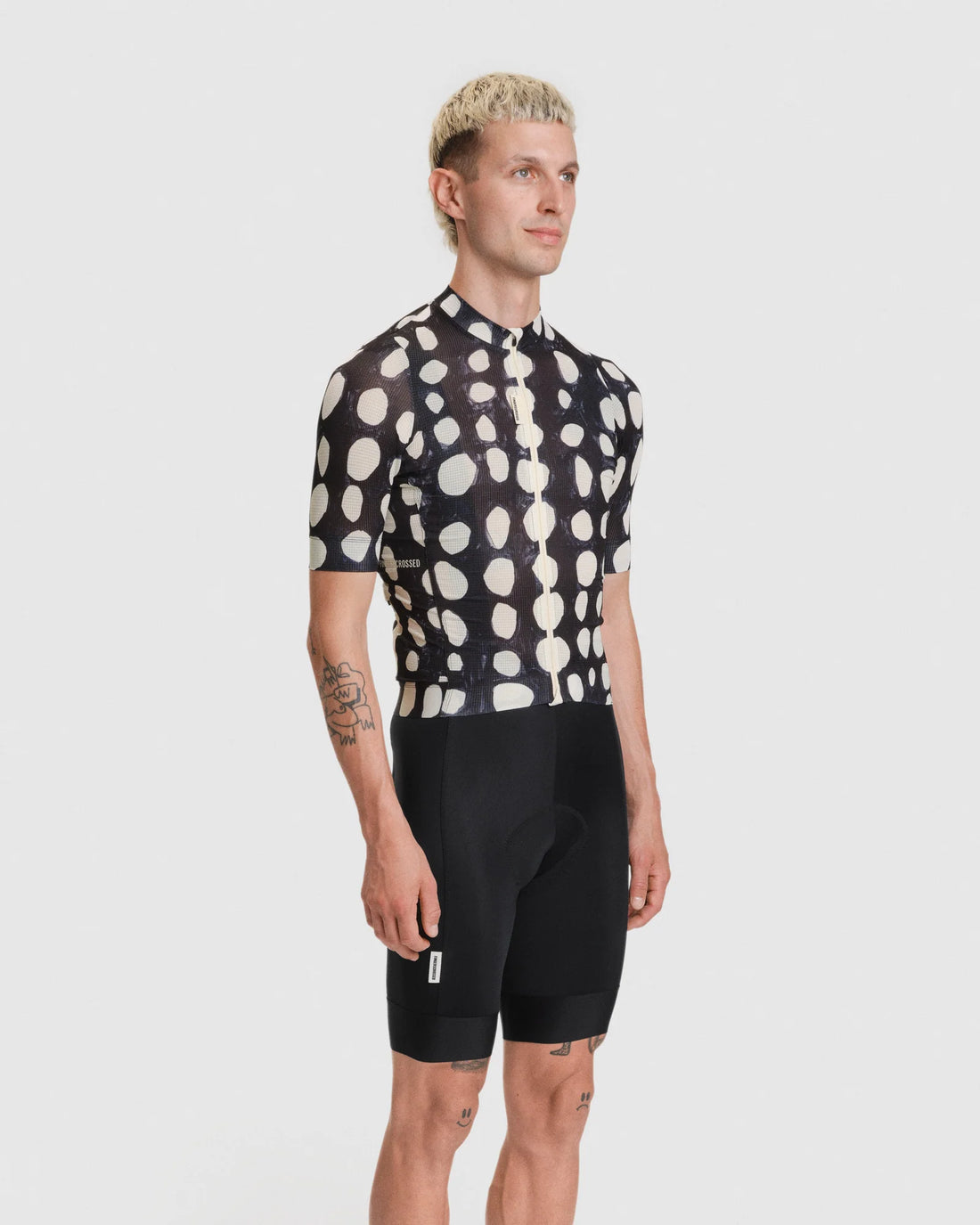 Fingercrossed Road Jersey Super Light Plus Men Radtrikot Dots