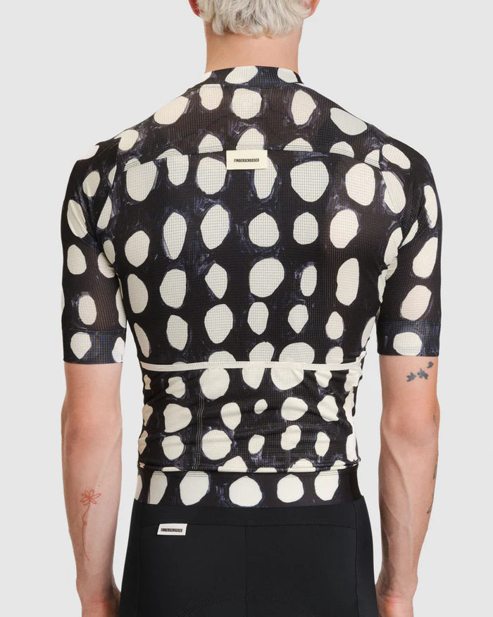 Fingercrossed Road Jersey Super Light Plus Men Radtrikot Dots