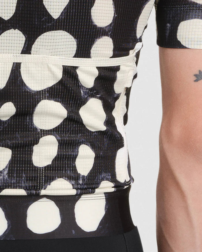 Fingercrossed Road Jersey Super Light Plus Men Radtrikot Dots